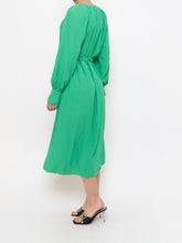 Load image into Gallery viewer, Modern x HM Green Long-Sleeve Belted Dress (XS-M)