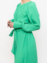 Load image into Gallery viewer, Modern x HM Green Long-Sleeve Belted Dress (XS-M)