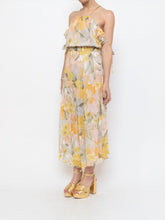 Load image into Gallery viewer, Modern x Yellow &amp; Gold Patterned Glitter Dress (M)