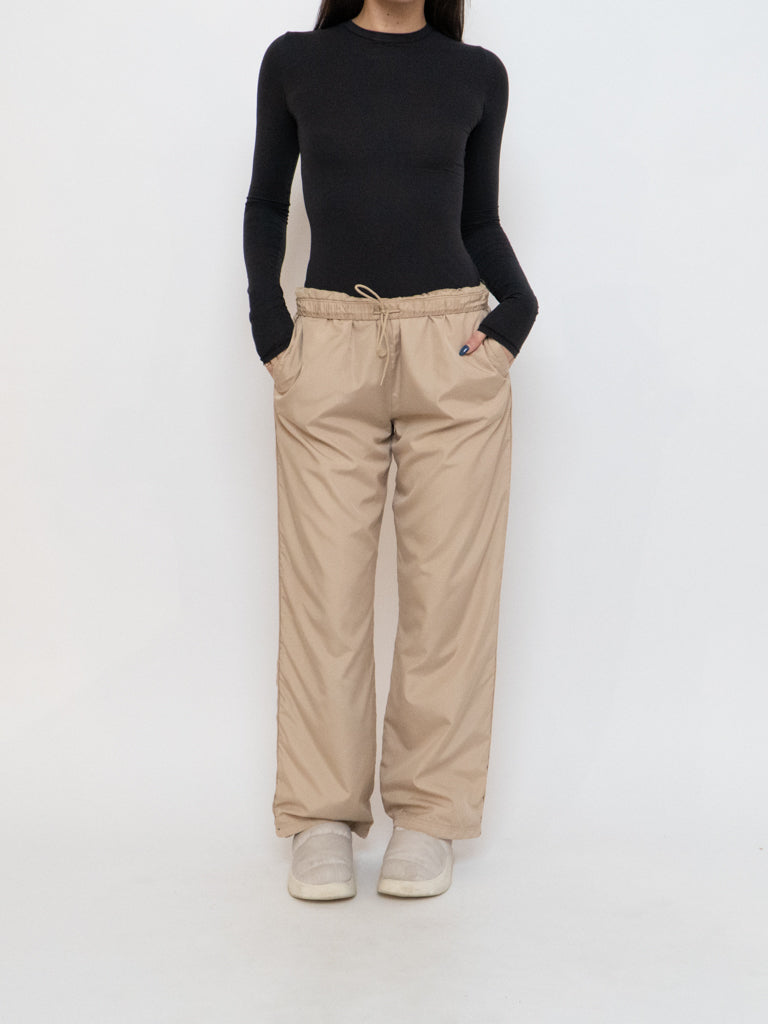 Vintage x Beige Baggy Track Pant (S, M)