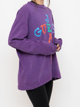 Load image into Gallery viewer, Vintage x Made in USA x GUESS Purple Long Sleeve Tee (XS-XL)
