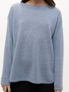 Vintage x Baby Blue Pure Cashmere Sweater (XS-M)