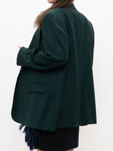 Load image into Gallery viewer, Vintage x Made in Canada x Deep Green Wool Oversized Blazer (S-L)