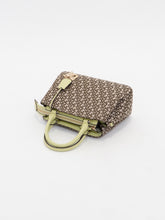 Load image into Gallery viewer, Vintage x DKNY Beige, Green Monogram Purse