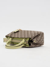 Load image into Gallery viewer, Vintage x DKNY Beige, Green Monogram Purse