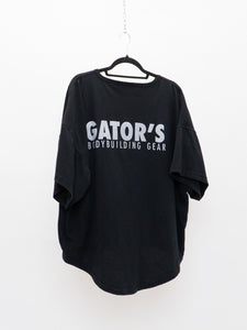 Vintage x GATORS GYM Black Oversized Tee (XS-2X)