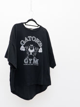 Load image into Gallery viewer, Vintage x GATORS GYM Black Oversized Tee (XS-2X)