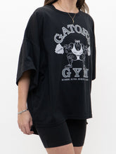 Load image into Gallery viewer, Vintage x GATORS GYM Black Oversized Tee (XS-2X)