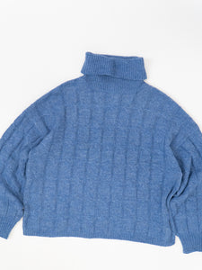 Modern x SYBILLA Blue Knit Turtleneck (XS-XL)