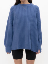 Load image into Gallery viewer, Modern x Deadstock Blue Soft Knit Sweater (XS-M)
