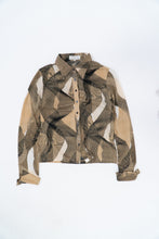 Load image into Gallery viewer, Vintage x BEECHERS BROOK Beige Abstract Patterned Buttonup (S, M)