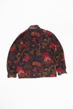 Load image into Gallery viewer, Vintage x Made in Hong Kong x Brown, Red Floral PJ Style Buttonup (XS-M)