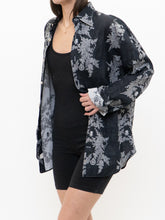 Load image into Gallery viewer, Vintage x Made in Italy x ANDREA PALOMBINI B&amp;W Floral Buttonup (XS-L)