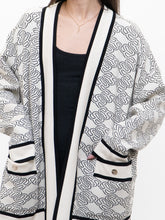 Load image into Gallery viewer, SANDRO PARIS x B&amp;W Reversible &#39;S&#39; Oversized Cardigan (XS-L)
