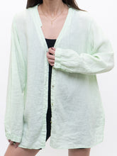 Load image into Gallery viewer, EILEEN FISHER x Mint Linen Oversized Buttonup (XS-XL)