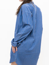 Load image into Gallery viewer, Vintage x Made in Hong Kong x RALPH LAUREN Blue Striped Buttonup Dress (XS-L)