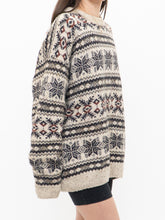 Load image into Gallery viewer, Vintage x Oatmeal Patterned Knit Sweater (XS-XL)