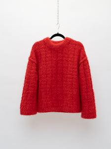 Modern x HM Deadstock Fuzzy Red Sweater (XS-XL)