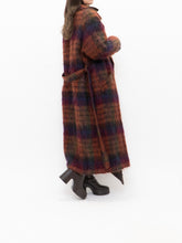 Load image into Gallery viewer, Vintage x Made in Canada x Union-Made Plaid Mohair Belted Trench (S-M)