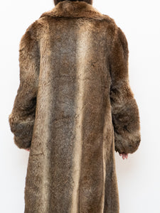 Vintage x REGAL FUR x Faux Fur Long Coat (S-L)