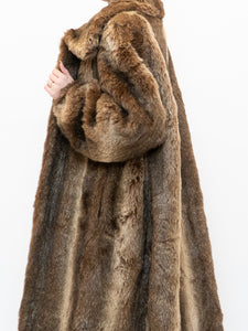Vintage x REGAL FUR x Faux Fur Long Coat (S-L)