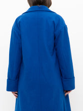 Load image into Gallery viewer, LOVERS + FRIENDS x Blue Wool Trench (XXS-S)