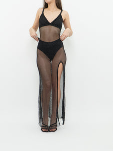 Modern x Black Glitter Net Dress (XS, S)