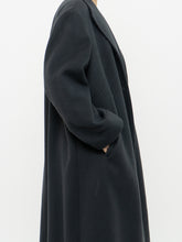 Load image into Gallery viewer, Vintage x Grey Wool Leather Trimmed Coat (S, M)