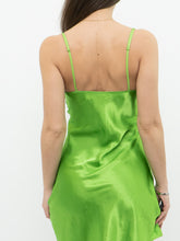 Load image into Gallery viewer, LA SENZA x Green Satin Slip Dress (XS, S)