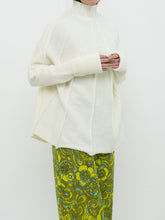 Load image into Gallery viewer, Modern x Cream Knit Fan Sweater (S, M)