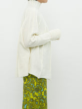 Load image into Gallery viewer, Modern x Cream Knit Fan Sweater (S, M)