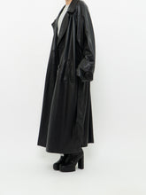 Load image into Gallery viewer, GAP x Black Faux Butter Leather Trench Coat (M-XL)