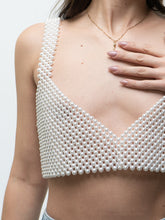 Load image into Gallery viewer, Modern x Pearl Beaded Bra Top (M, 2 Available)