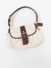 Load image into Gallery viewer, Vintage x COACH Cream, Brown Leather Medium Purse