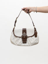 Load image into Gallery viewer, Vintage x COACH Cream, Brown Leather Medium Purse