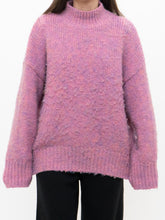 Load image into Gallery viewer, Modern x Speckled Pink Fuzzy Knit Sweater (XS-XL)