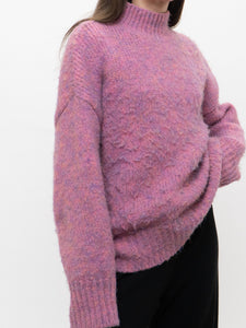 Modern x Speckled Pink Fuzzy Knit Sweater (XS-XL)