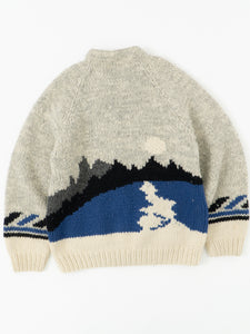 Vintage x TUAK Hand-knit Landscape Cowichan Sweater (S-XL)