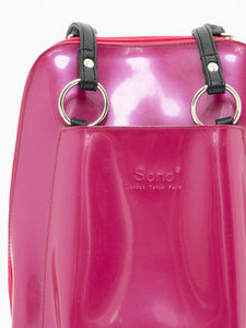 Vintage x SONO Pink PVC, Leather Purse