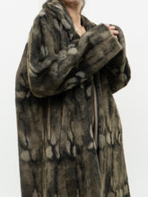 Load image into Gallery viewer, Vintage x Grey, Brown Faux Fur Patterned Jacket (S-L)