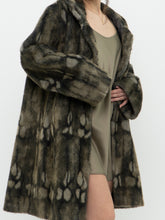Load image into Gallery viewer, Vintage x Grey, Brown Faux Fur Patterned Jacket (S-L)