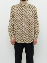 Load image into Gallery viewer, Vintage x TOMMY HILFIGER Beige Patterned Cotton Buttonup (XL)