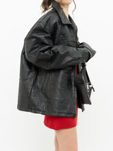 Load image into Gallery viewer, Vintage x Genuine Leather Black Croc Jacket (M-XXL)