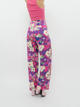 Load image into Gallery viewer, Modern x MONKI Colourful Floral Satin Pant (S, M)
