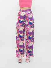 Load image into Gallery viewer, Modern x MONKI Colourful Floral Satin Pant (S, M)
