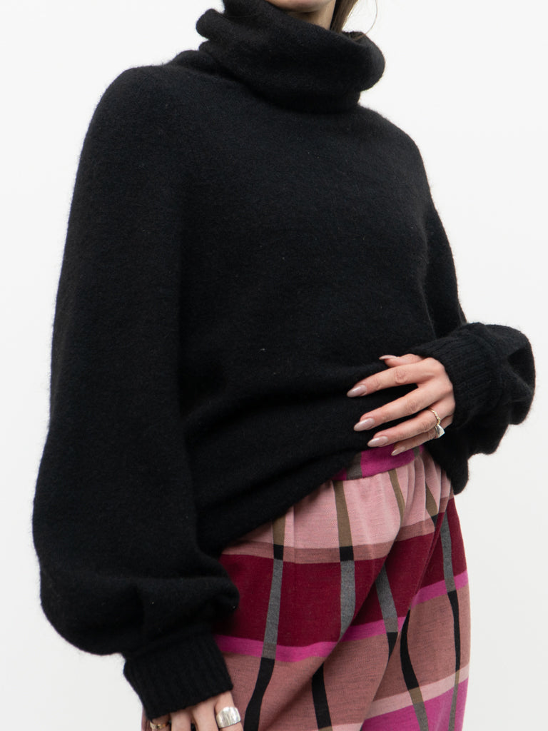 BABATON x Black Angora, Wool Blend Turtleneck Sweater (XS, S)