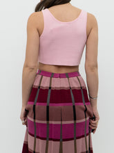Load image into Gallery viewer, Modern x Baby Pink Knit Cropped Tank (XS)