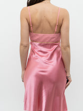 Load image into Gallery viewer, Vintage x Pink Silk Slip Dress (S, M)