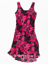 Load image into Gallery viewer, Vintage x Black, Pink Frilly Midi Dress (M, L)