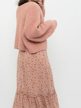 Load image into Gallery viewer, Modern x Pink Fuzzy Cropped Knit Sweater (XS-XL)